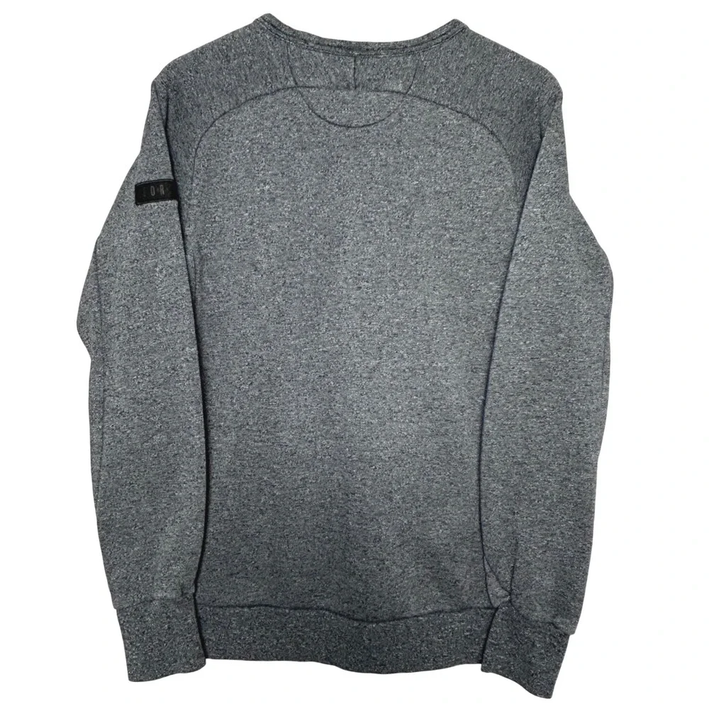 Jordan Air Icon Crewneck Sweatshirt Pullover Mens Small‎ S Gray